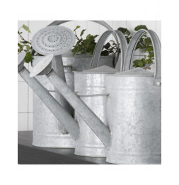 Arrosoir 8,75 L - L 24 x l 55,5 x H 30,5 cm - Zinc Patiné
