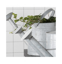 Arrosoir 8,75 L - L 24 x l 55,5 x H 30,5 cm - Zinc Patiné