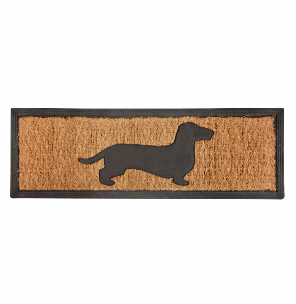 Tapis en fibres de coco - L 25 x l 75 x H 0,9 cm - Teckel