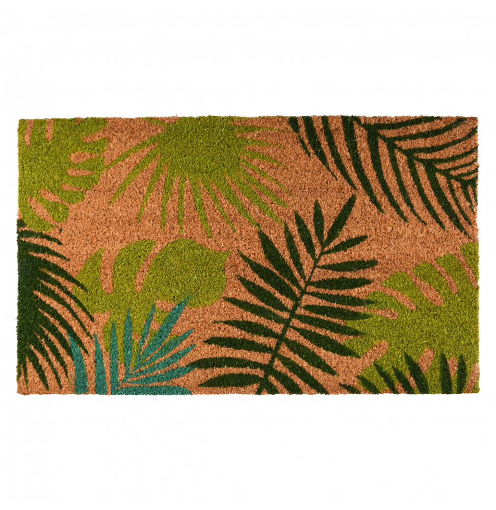 Paillasson en fibres de coco - L 45 x l 75 cm - Tropical