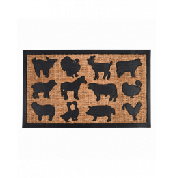 Paillasson rectangulaire - L 45,3 x l 75,5 cm - Animaux