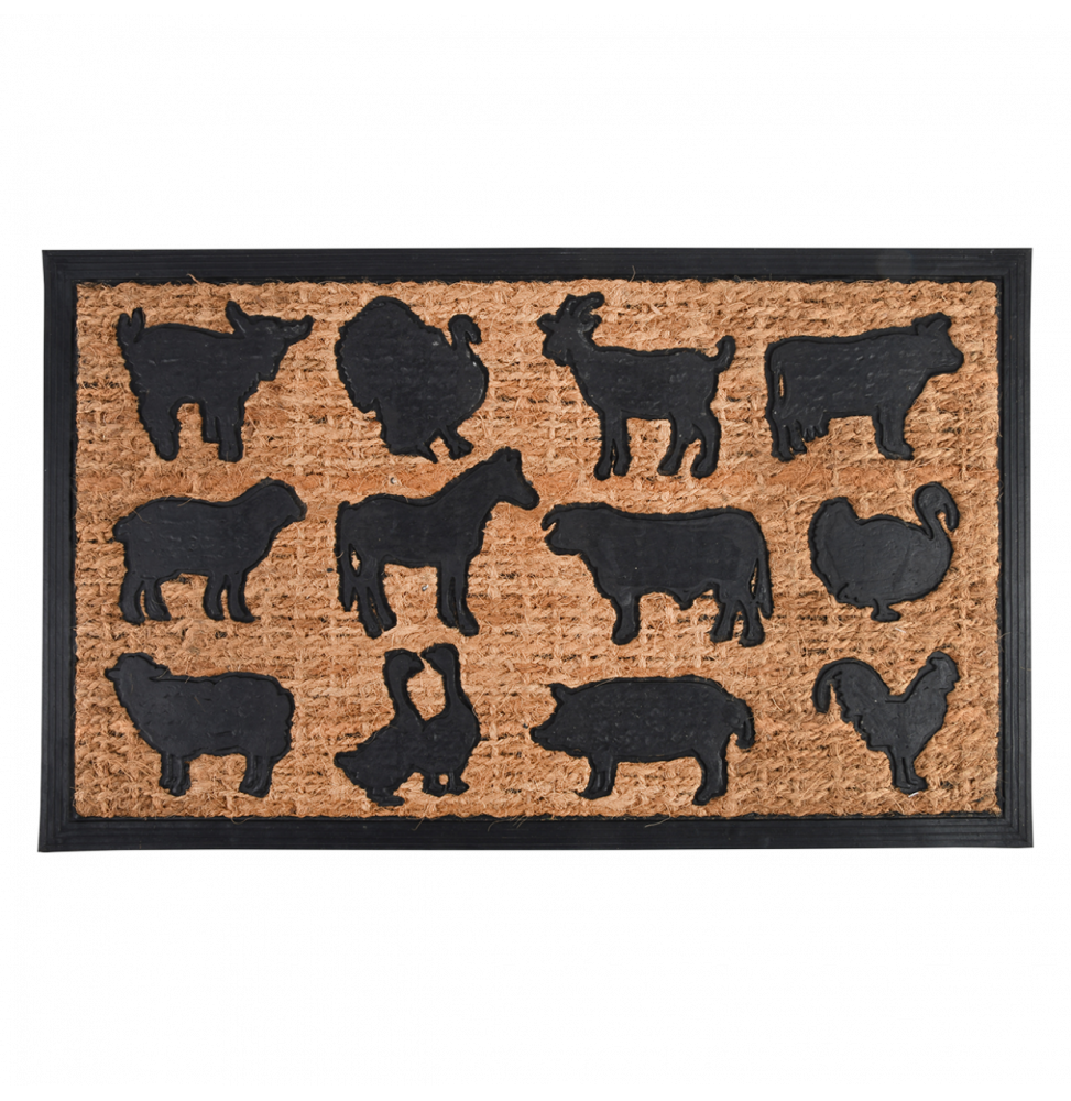 Paillasson rectangulaire - L 45,3 x l 75,5 cm - Animaux