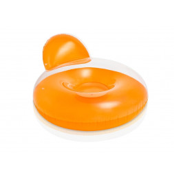 Fauteuil gonflable de piscine - Couleur aléatoire - 137 x 122 cm - Intex