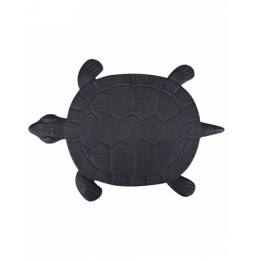 Pas japonais tortue - L 23 x l 32,2 x H 1,8 cm - Noir