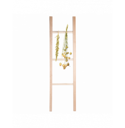Échelle de séchage de fleurs et d'herbes - L 8,1 cm x l 42 cm x H 144,3 cm