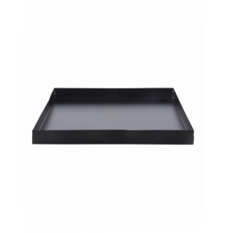 Plateau cendre pour brasero - L 32 x l 32 cm x H 3 cm - Noir