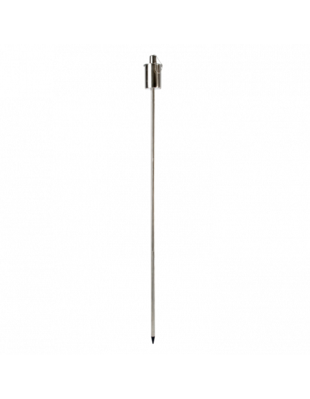 Lampe à huile sur pied en acier inoxydable - D 7,8 cm x H 115,5 cm