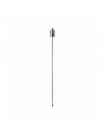 Lampe à huile sur pied en acier inoxydable - D 7,8 cm x H 115,5 cm