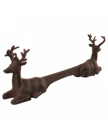 Gratte-pieds cerfs - L 8,2 cm x l 42,4 cm x H 14,4 cm