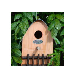 Nichoir ornemental - L 22,2 x l 15 x H 20 cm - Bois de pin - Livraison aléatoire