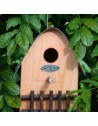 Nichoir ornemental - L 22,2 x l 15 x H 20 cm - Bois de pin - Livraison aléatoire