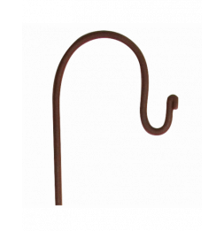 Crosse de berger décorative - H 139 cm - Acier doux