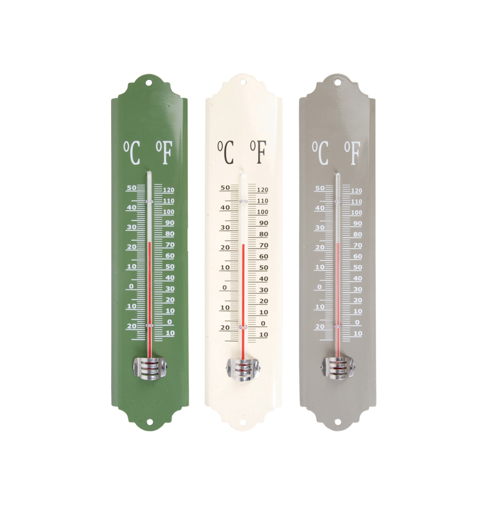 Thermomètre - H 30 cm - Couleurs aléatoire