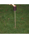 Lot de 2 torches avec pailles - D 8,3 cm x H 82 cm