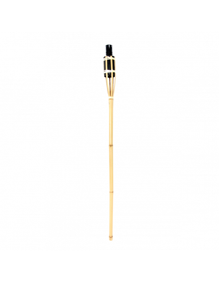Lot de 2 torches effet bambou - H 92,2 cm