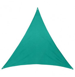 Toile solaire triangle "Anori" - 400 x 400 x 400 cm - Polyester - Vert