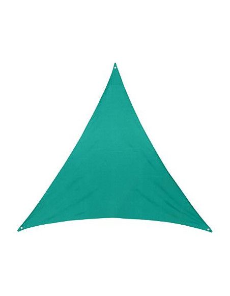 Toile solaire triangle "Anori" - 400 x 400 x 400 cm - Polyester - Vert