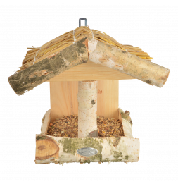 Table alimentaire à oiseaux en bois de bouleau - H 24,5 cm