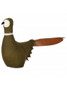 Cale-porte en feutre - Oiseau - L 47,3 cm x l 10,8 cm x H 30,5 cm