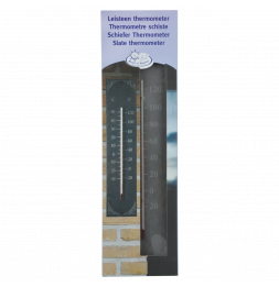 Thermomètre schiste classique - l 10 cm x H 45 cm
