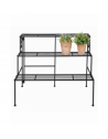 Etagère pliante à 3 niveaux - L 51,5 x l 78,9 x H 65,3 cm - Noir