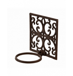 Porte pot classique - L 16,5 x l 19,8 x H 20,3 cm - Marron