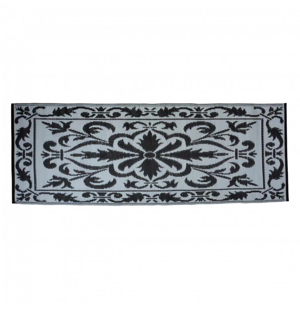 Tapis de balcon réversible - L 197,5 x l 72,4 cm - Noir