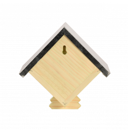 Maison à abeilles carrée - L 14,5 cm x l 19,8 cm x H 18,1 cm
