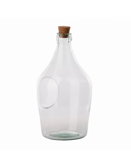 Bouteille terrarium avec ouverture - 3L