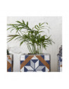Pot de fleurs à carreaux portugais - L 11,3 cm x l 11,3 cm x H 11,2 cm