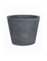 Pot pour plantes en terre cuite - D 16,3 cm x H 12,6 cm - Gris
