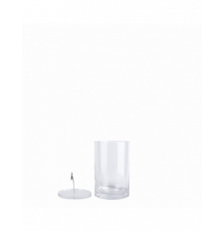 Vase pour fleur immergée avec clip - 2 L