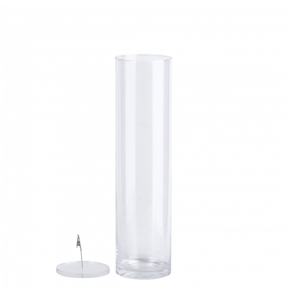 Vase pour fleur immergée avec clip - 5 L