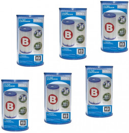 Lot de 6 Cartouches de filtration pour piscine - type B - Intex