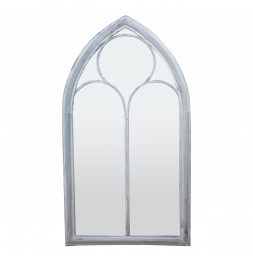 Miroir fenêtre église - L 4,6 cm x l 61 cm x H 112 cm
