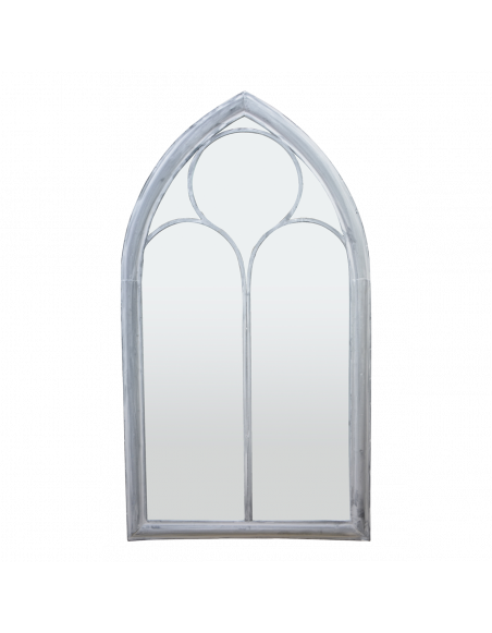 Miroir fenêtre église - L 4,6 cm x l 61 cm x H 112 cm