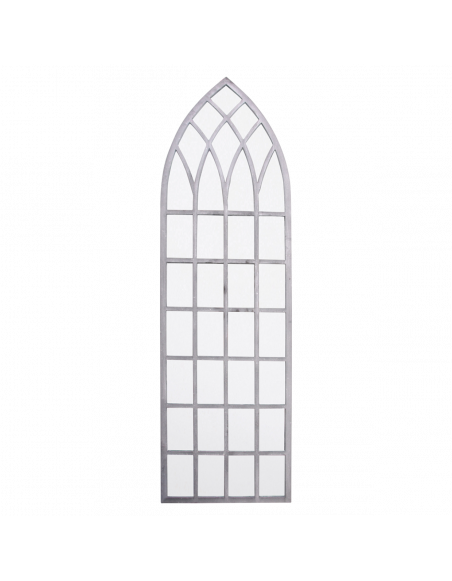 Miroir gothique en métal - L 2,6 cm x l 40,5 cm x H 140 cm