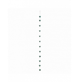 Chaîne de pluie - D 8 x H 259 cm - Vert