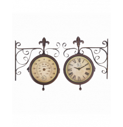 Horloge double-face -...