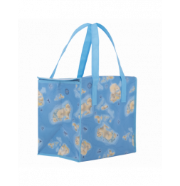 Sac de plage isotherme - L 23,5 cm x l 33 cm x H 31,3 cm - Bleu