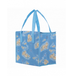 Sac de plage isotherme - L 23,5 cm x l 33 cm x H 31,3 cm - Bleu