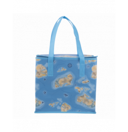 Sac de plage isotherme - L 23,5 cm x l 33 cm x H 31,3 cm - Bleu