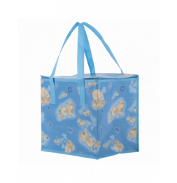 Sac de plage isotherme - L 23,5 cm x l 33 cm x H 31,3 cm - Bleu