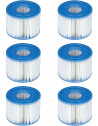Cartouches pour SPA - Intex - 3 lot de 2 cartouches de filtration soit 6 cartouches