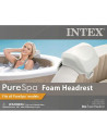 Lot de 2 sièges et 2 appuie-tête luxe - Purespa - Intex