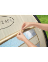 Auvent pour spa gonflable Lay-Z-Spa - L 183 cm x l 94 cm x H 109 cm - Beige