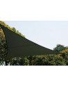 Voile d'ombrage triangulaire - Gris - Toile solaire 5 x 5 x 5 m