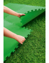 Lot de 9 tapis de protection pré formés - L 78 cm  x l 78 cm - Vert