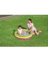 Pataugeoire ronde - 3 boudins - D 102 cm x H 25 cm - Arc-en-ciel