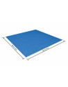 Tapis de sol carré pour piscine hors sol - L 244 cm x l 244 cm